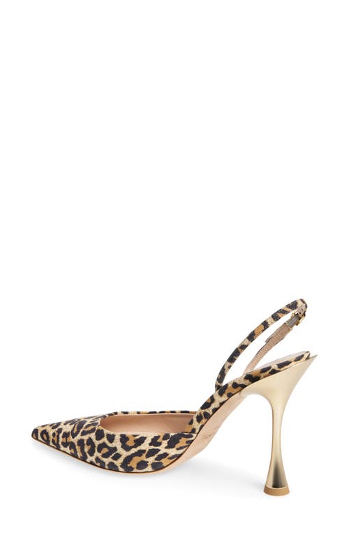 Betzábe Sofia Leopard Print Slingback Pump In Animal Print