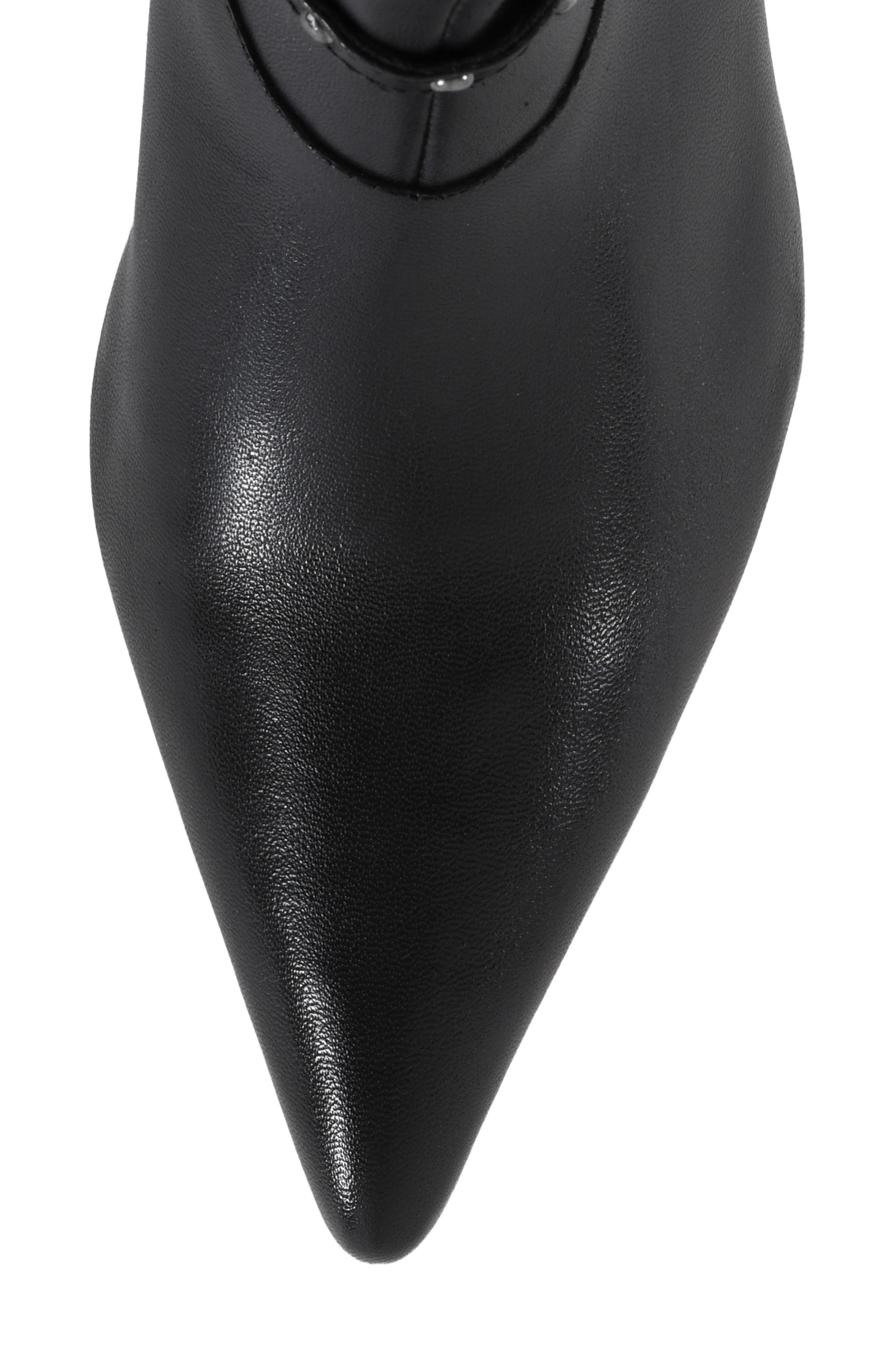 Seychelles Milan Pointed Toe Kitten Heel Bootie, Alternate, color, Black