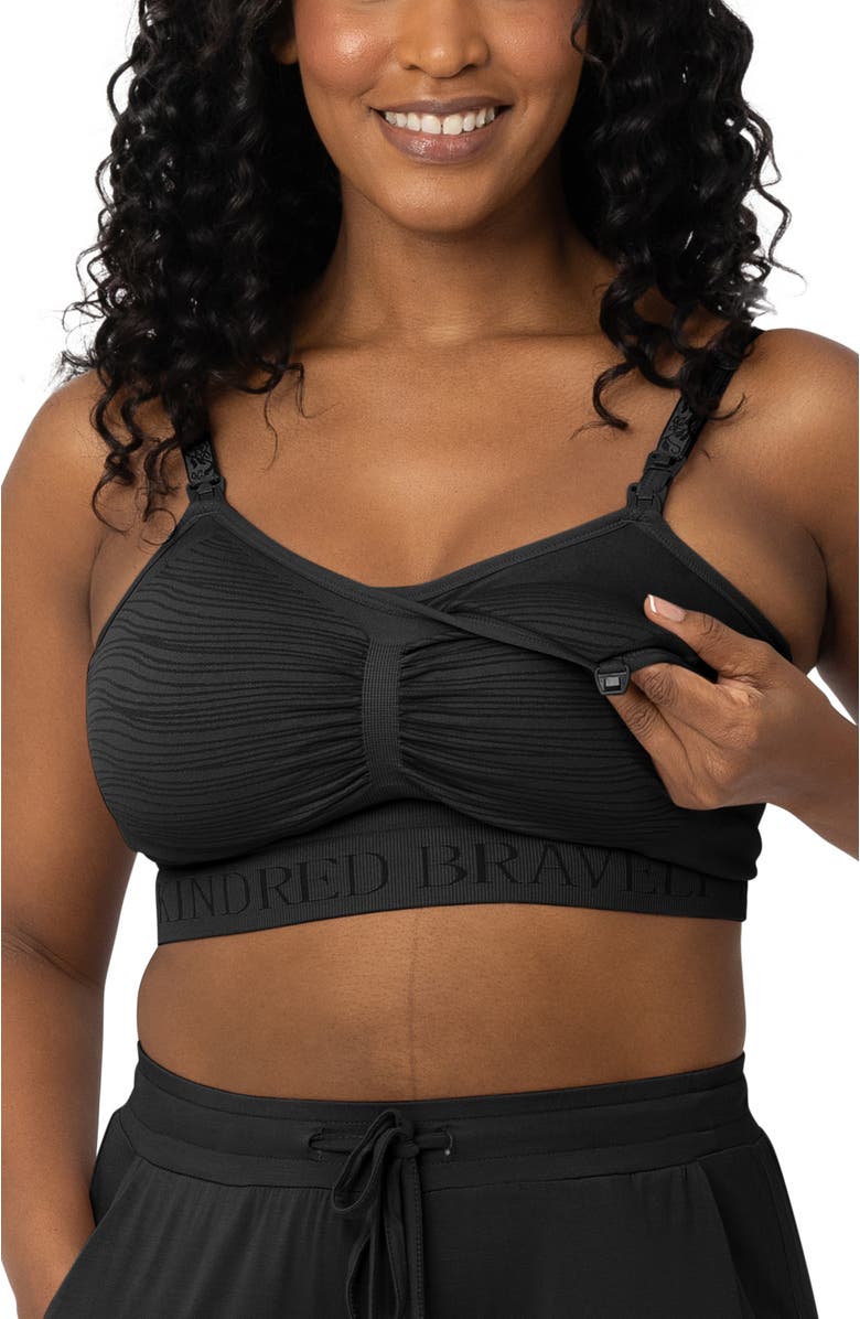 Kindred Bravely Sublime Hands-Free Pumping & Nursing Bra - Fits 30B-36D, Main, color, Black