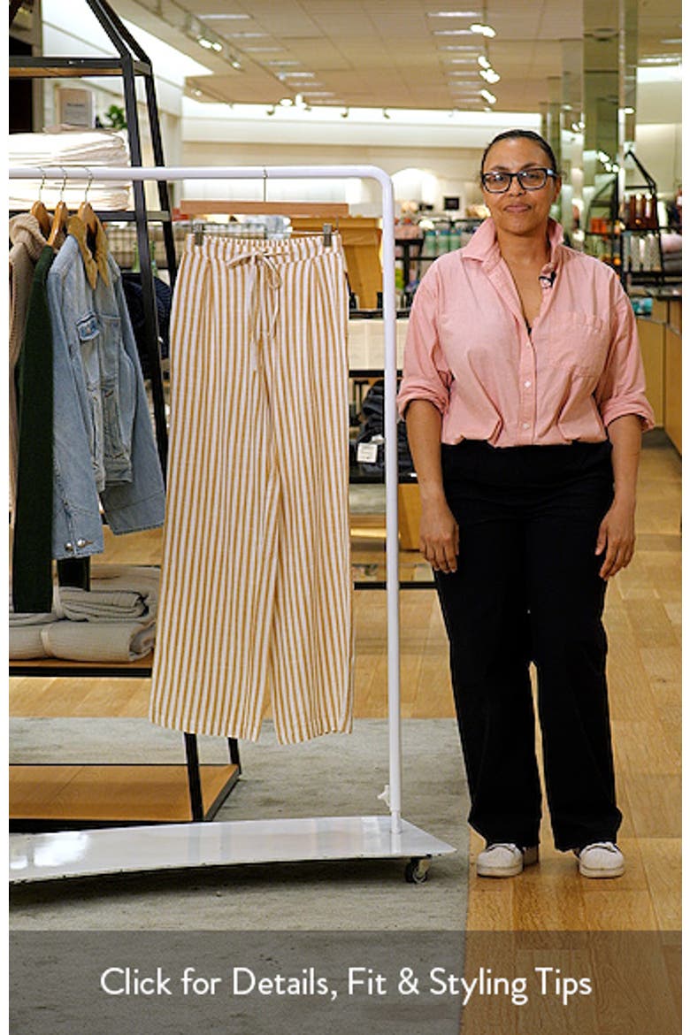 Mavericks Pleated Stripe Cotton Pants video