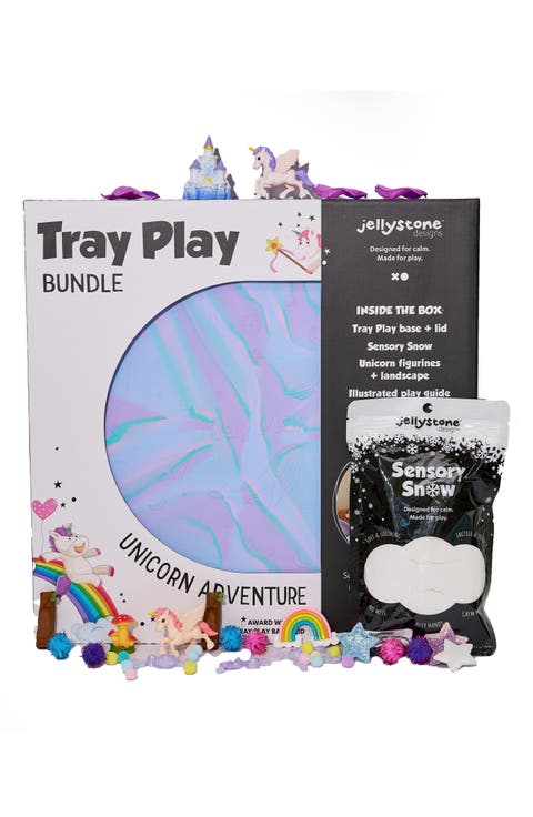 Kids' Unicorn Adventure Tray Play Bundle