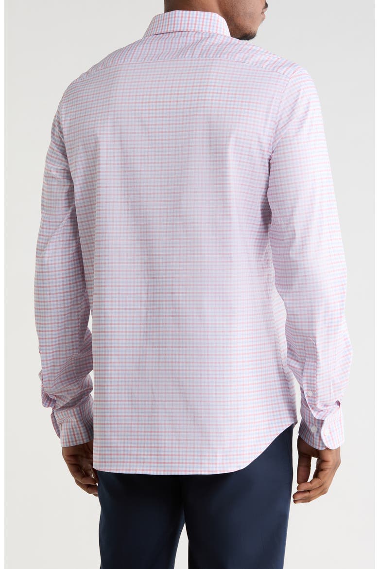 All-Season Stretch Slim Fit Dress Shirt, Alternate, color, CRIMSON