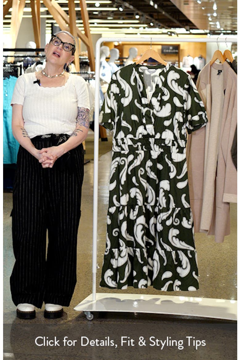 Sandswept Faux Wrap Midi Dress video