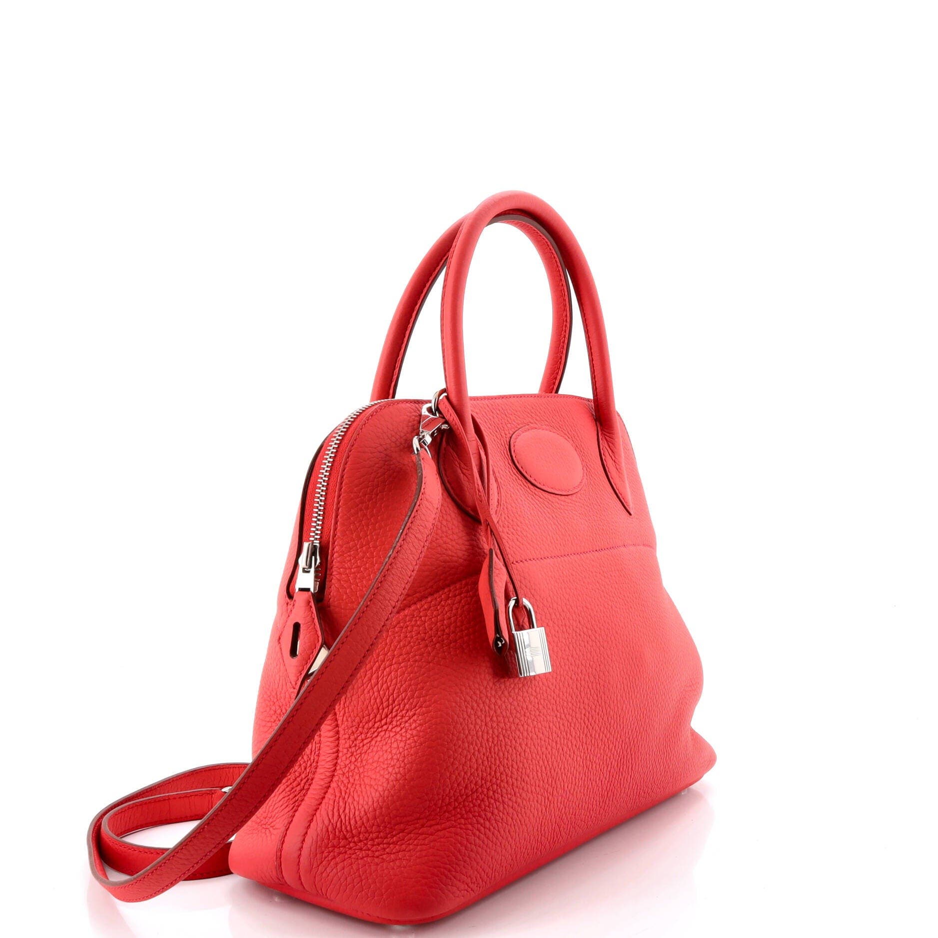 Pre-Owned Hermes Bolide Bag Clemence 31, Alternate, color, Bougainvillier