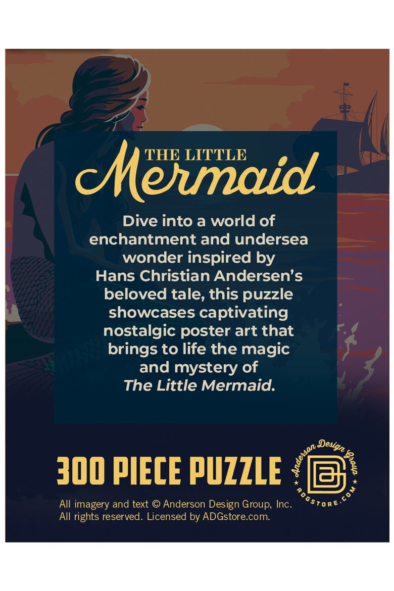 The Little Mermaid 300 Piece Puzzle, Alternate, color, Multicolor