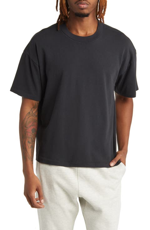 Boxy Heavyweight Cotton Crop T-Shirt