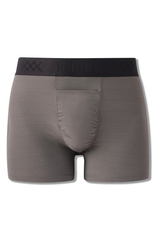 Rhone Active C.o.r. 4-inch Performance Boxer Trunks In Gray