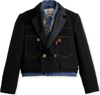 Sacai Levi's x Sacai Matelassé Twill Combo Jacket | Saks