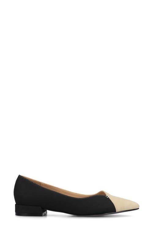 Journee Collection Carmin Pointed Toe Flat In Multi