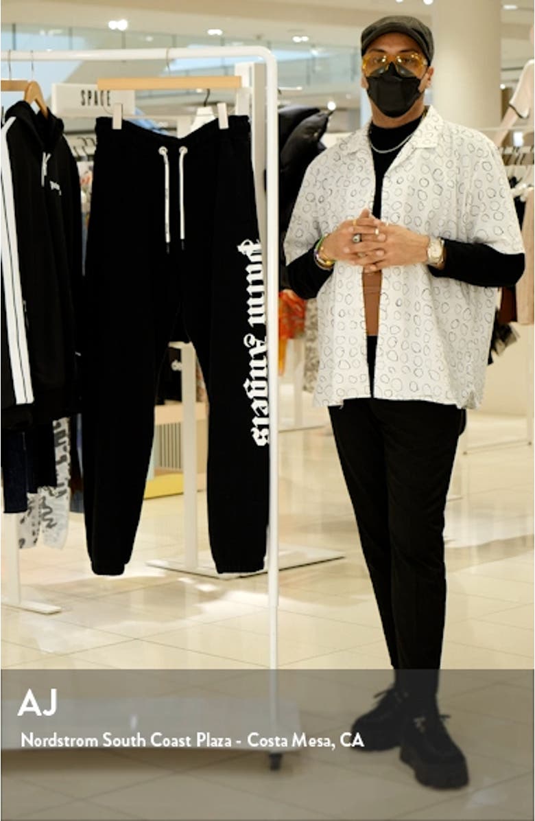 Side Logo Cotton Joggers, sales video thumbnail