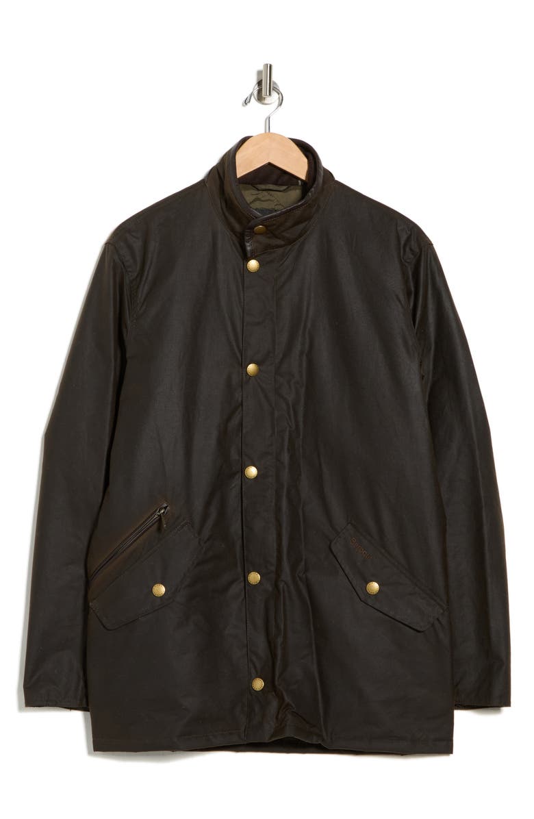 Barbour Prestbury Waxed Cotton Jacket, Alternate, color, 