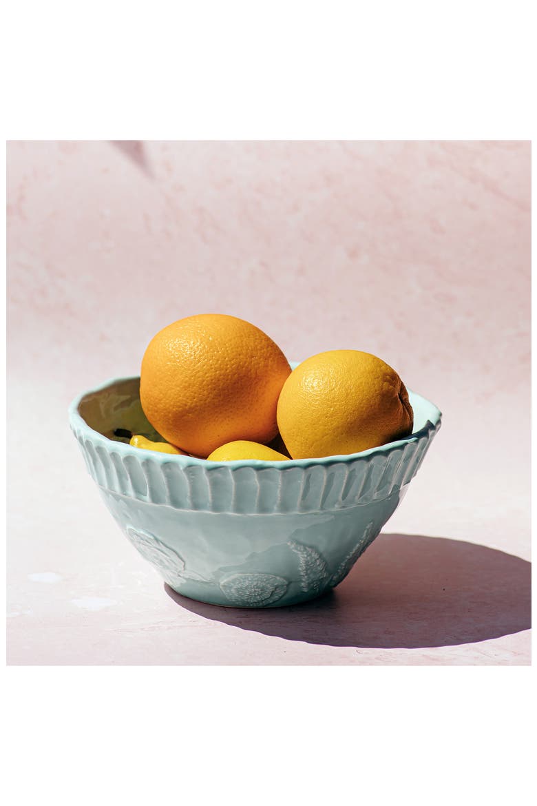 Pietri Fiori Aqua Serving Bowl, Alternate, color, BLUE
