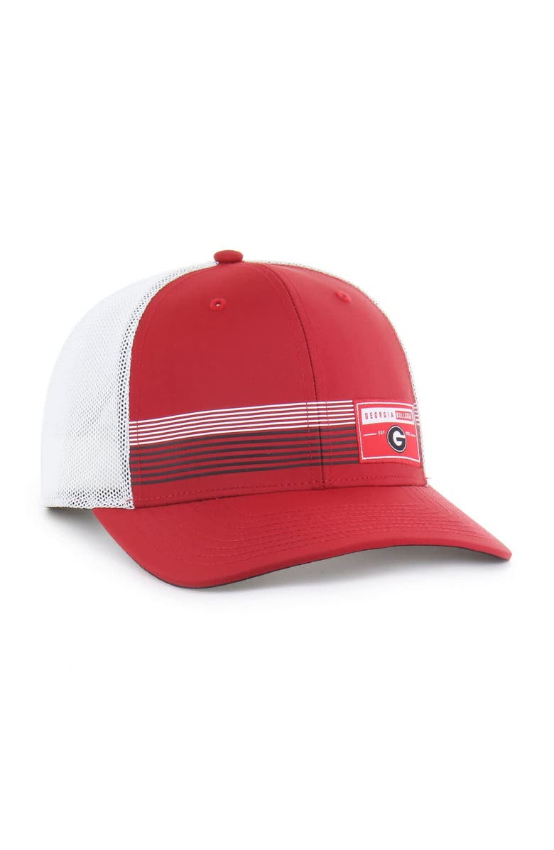 '47 Men's '47  Red Georgia Bulldogs Rangefinder brrr Trucker Adjustable Hat, Alternate, color, 
