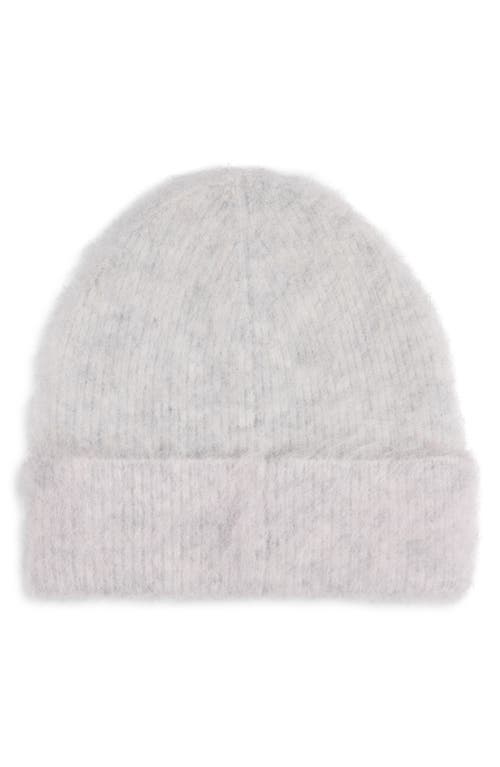 Isabel Marant Festive Rib Logo Beanie In Gray