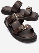 Forever & Always Shoes Dorel Leather Buckle Sandal