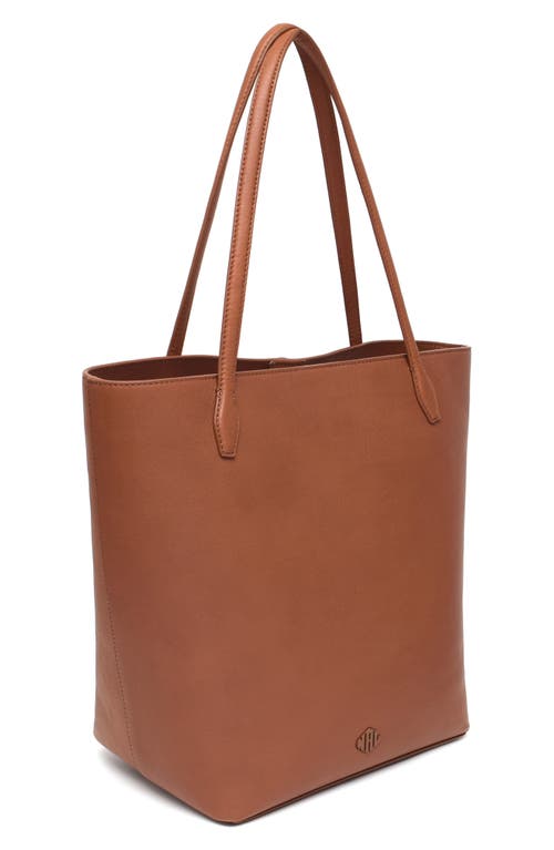 New Amsterdam Leatherworks Asher Large Tote In Brown