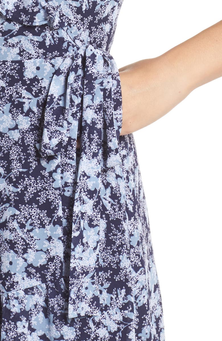 MICHAEL Michael Kors Ruffle Wrap Dress, Alternate, color, 