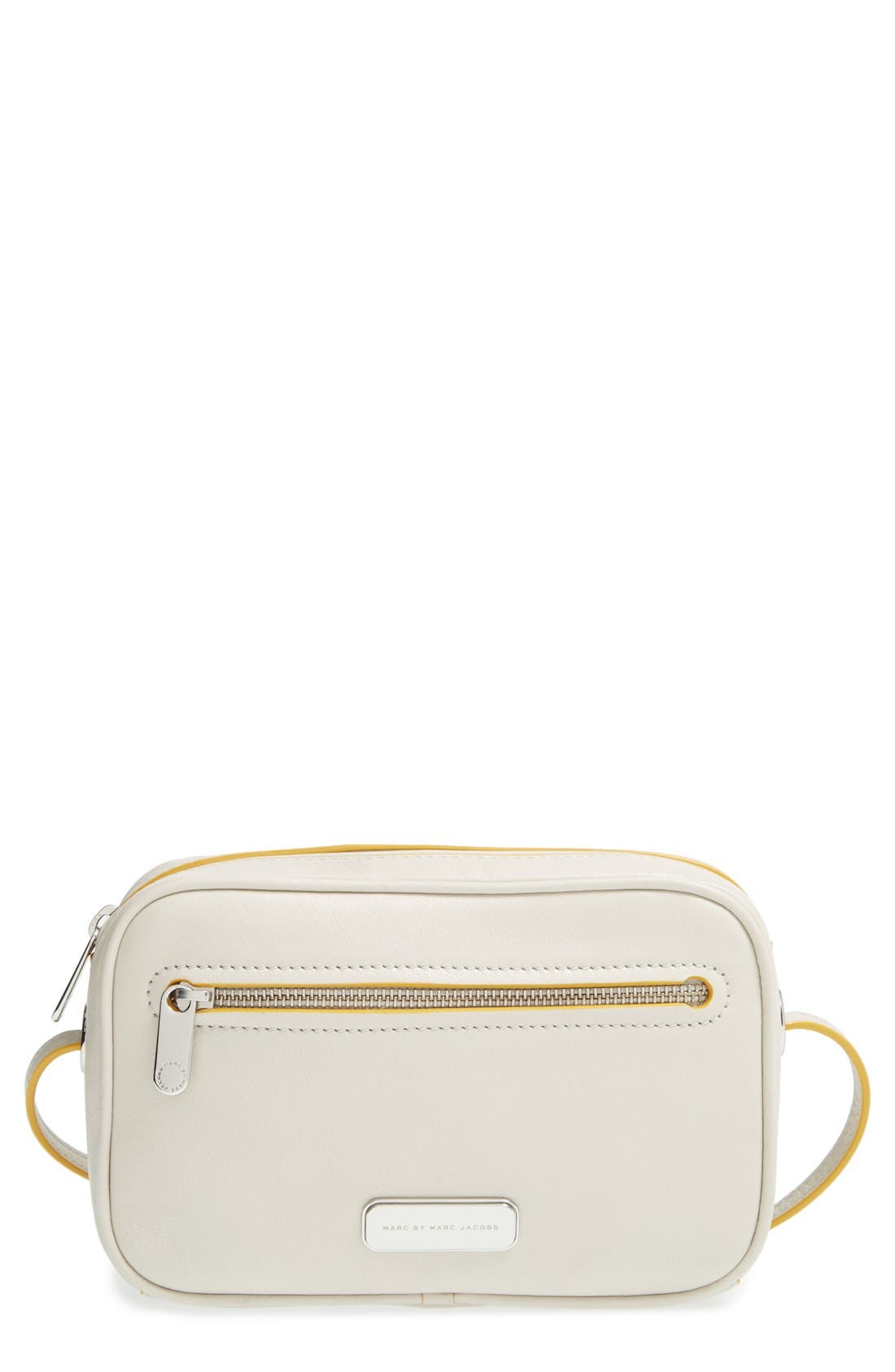 MARC BY MARC JACOBS 'Sally' Leather Crossbody Bag, Main, color, TUMBLEWEED