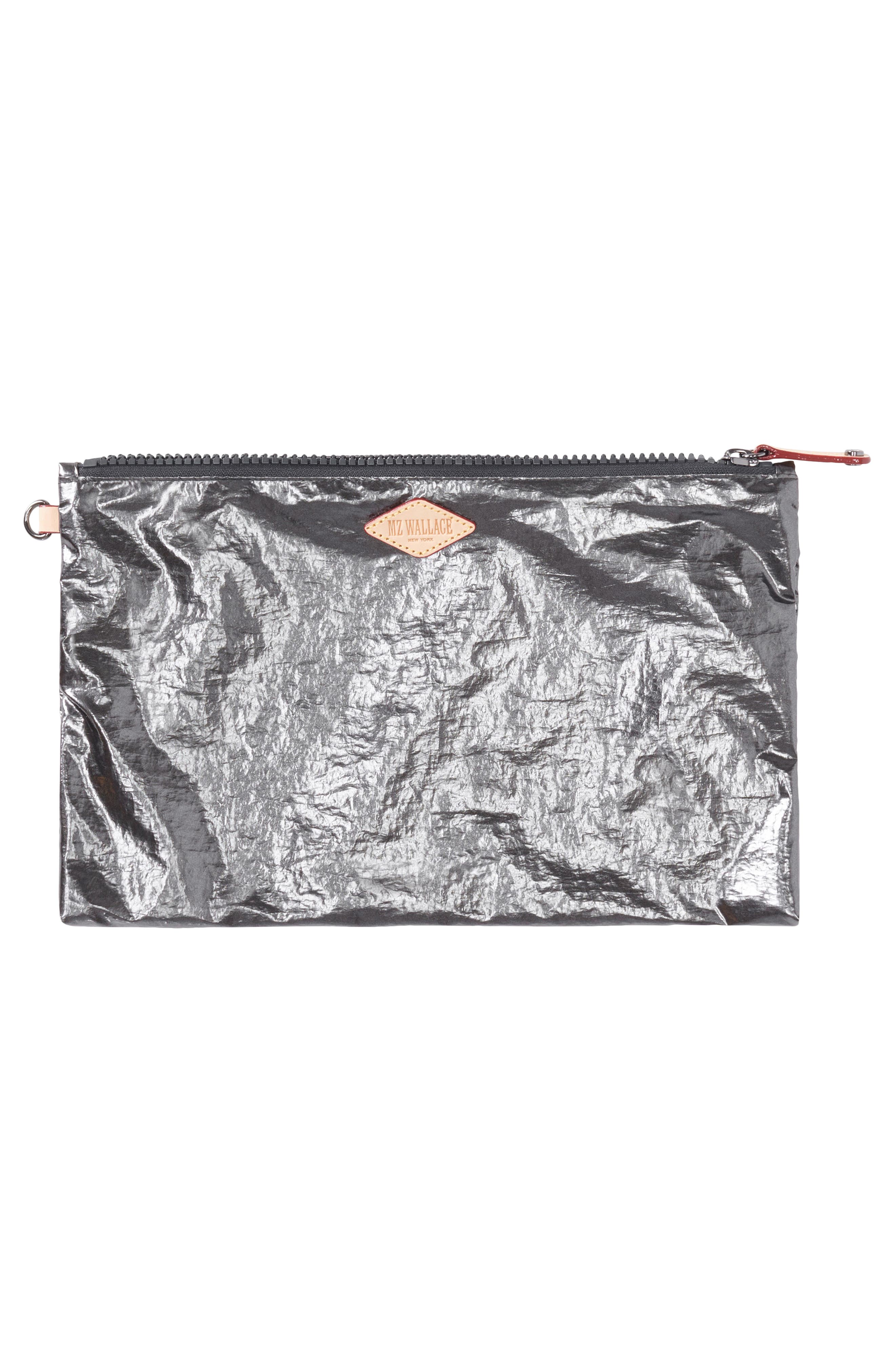 MZ Wallace City Metallic Quilted Backpack, Alternate, color, 