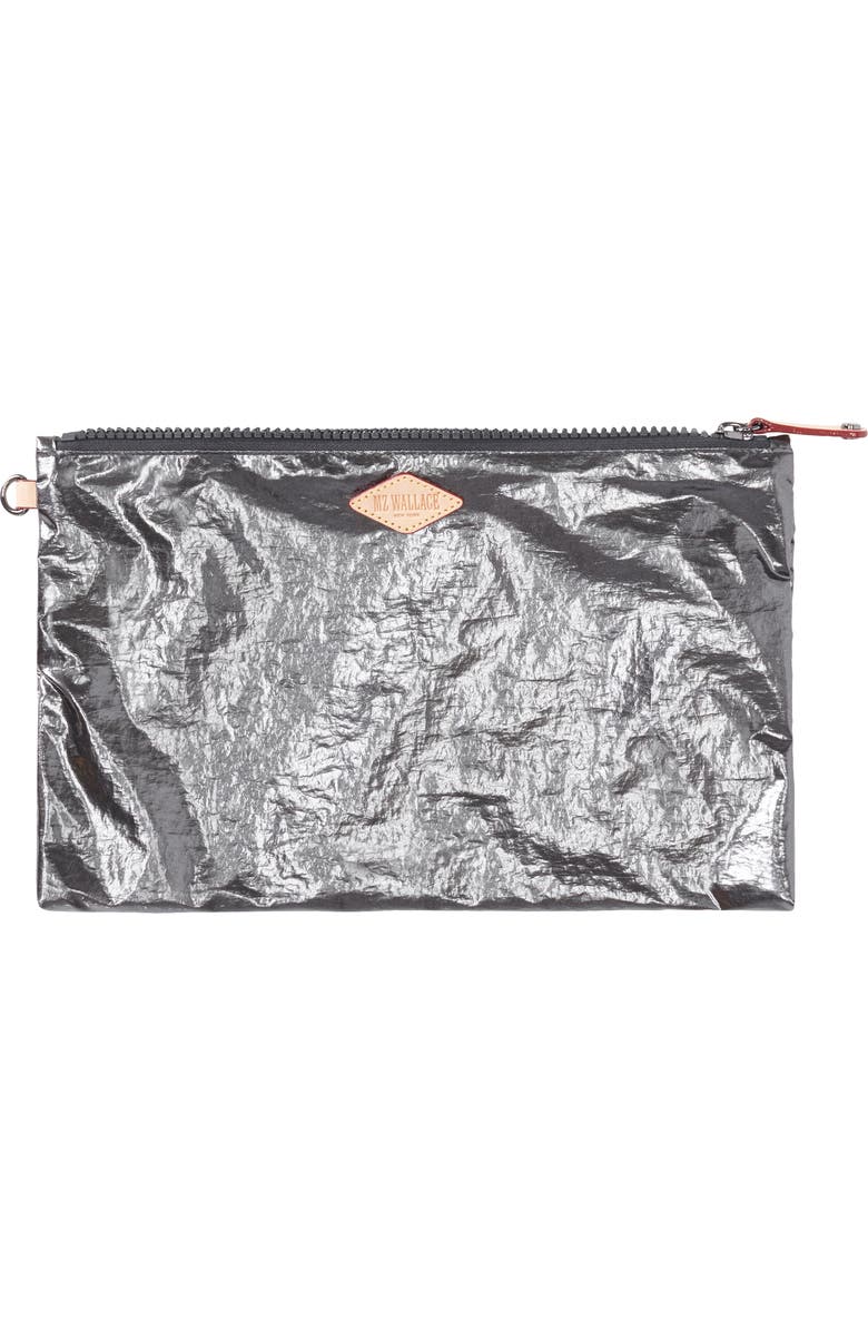 MZ Wallace City Metallic Quilted Backpack, Alternate, color,