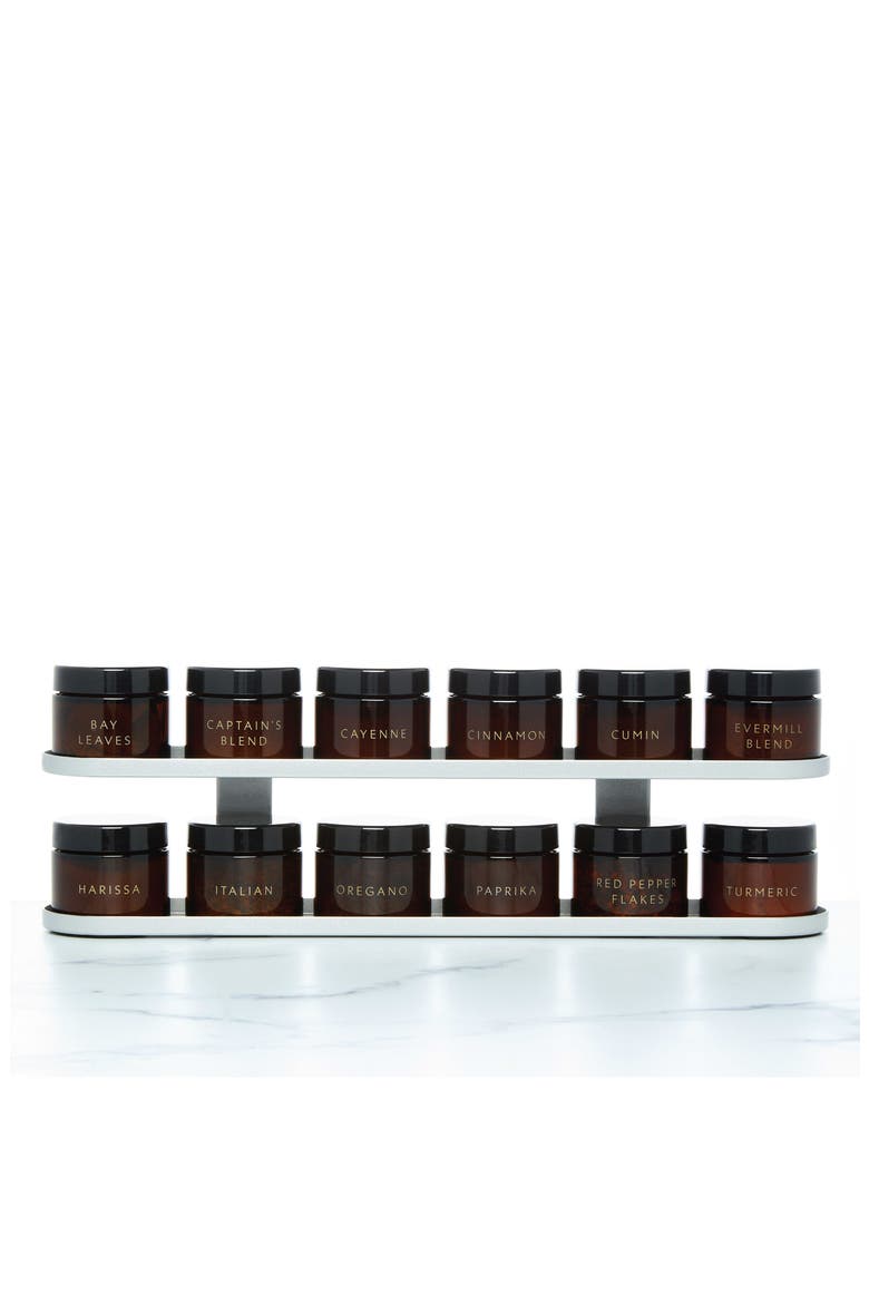 The Countertop Spice Rack, Main, color, SILVER