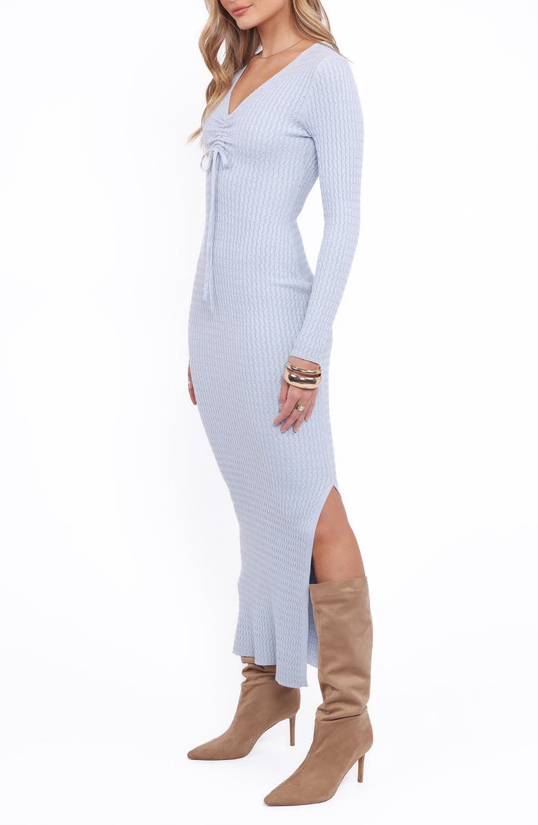 Petal & Pup Irene Long Sleeve Maxi Dress, Alternate, color, Pale Blue