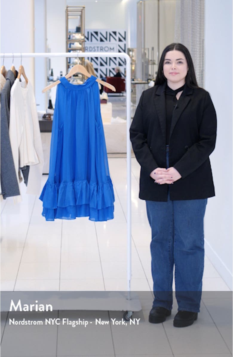 Erna Ruffle Hem Minidress, sales video thumbnail