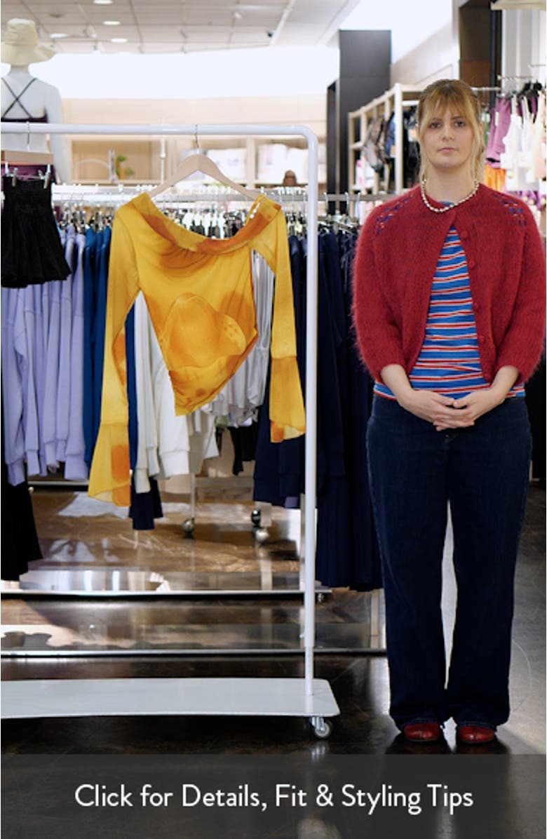 Susurro Print Off the Shoulder Top, sales video thumbnail