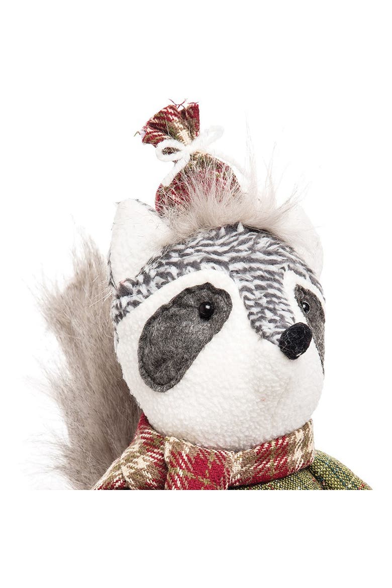 Raccoon Figurine, Alternate, color, Green