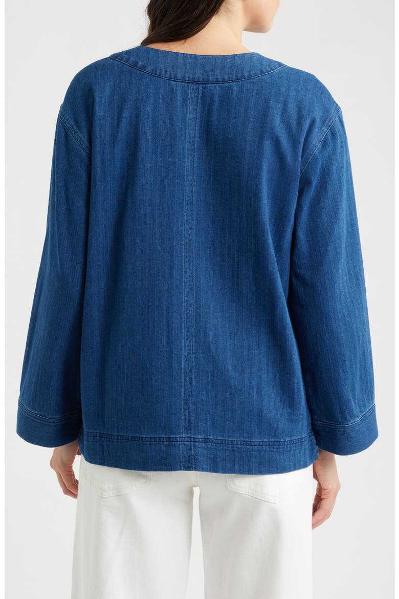 Penwerris Denim Chore Jacket, Alternate, color, MID INDIGO