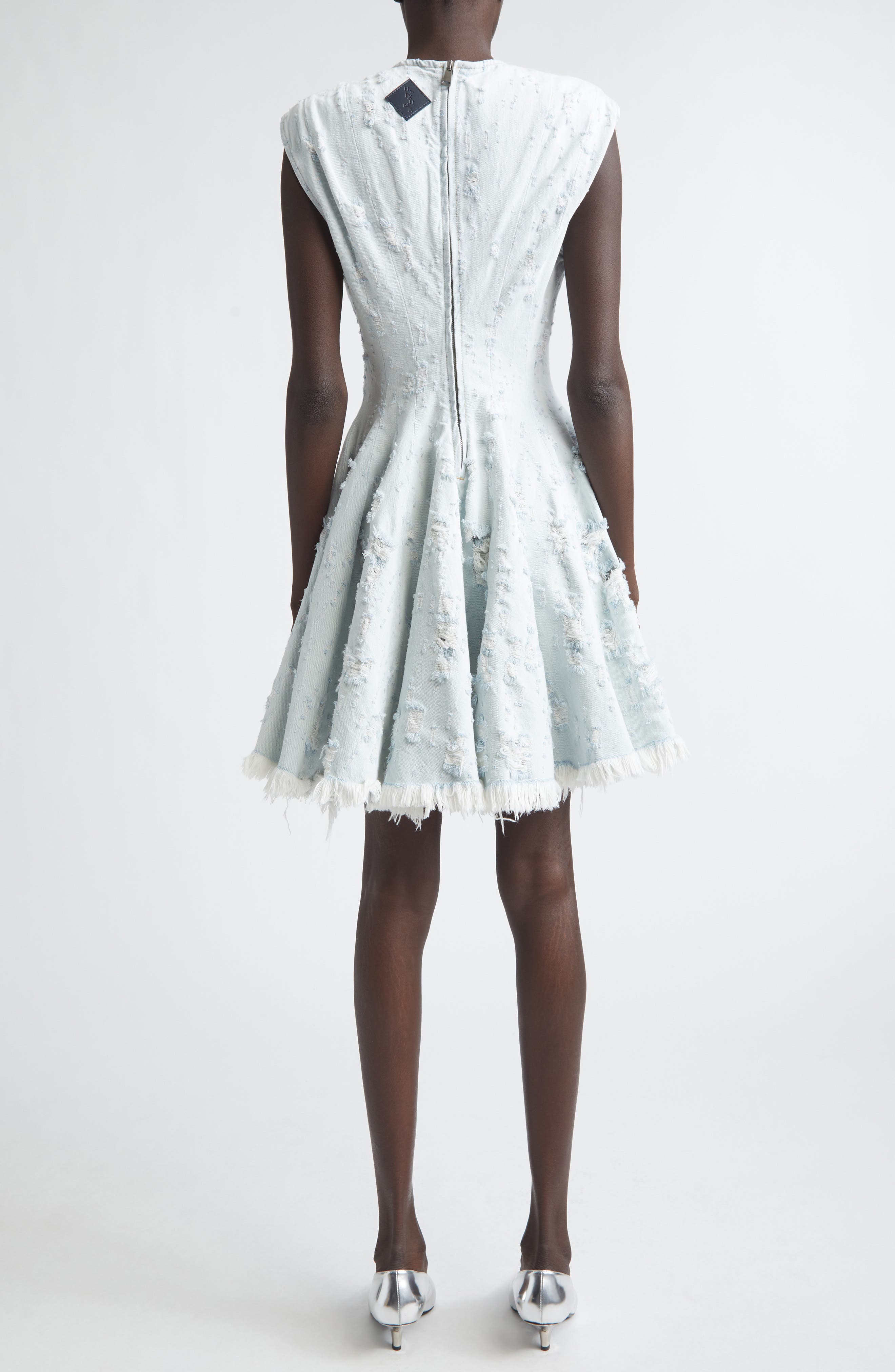 Reese Ripped Denim Dress - image 2