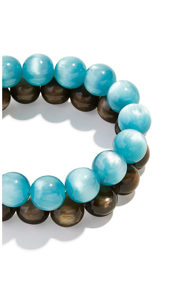 Jane Set of 2 Beaded Bracelets, Alternate, color, BLUE MULTI