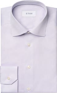 Eton Contemporary Fit Twill Dress Shirt