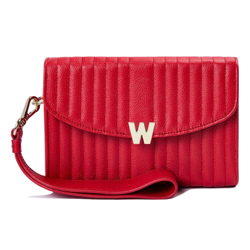 Mimi Crossbody Bag with Wristlet, Alternate, color, Red