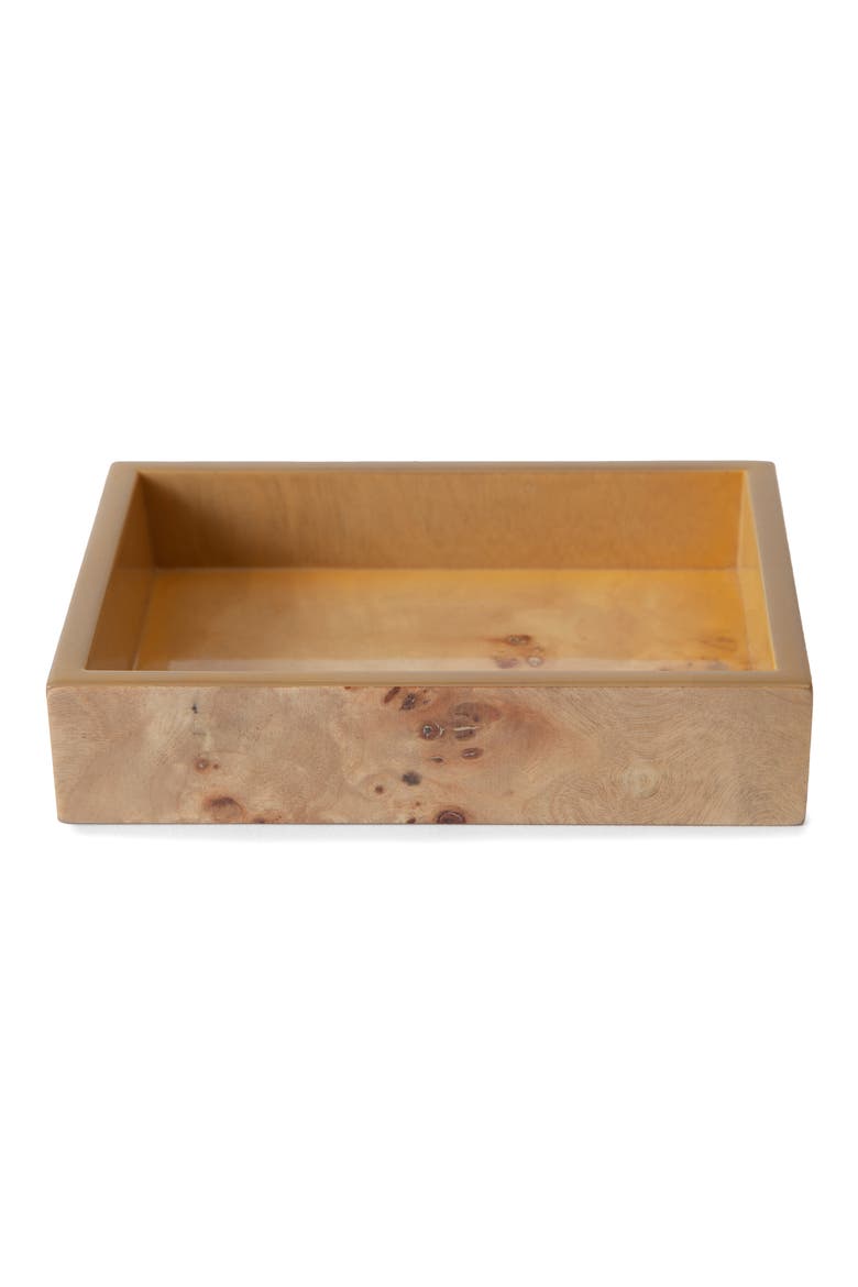 Mesa Burl Wood Soap Dish, Main, color, BURLED WOOD