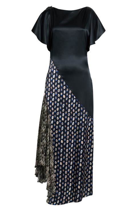 Fawn Stretch Silk Dress