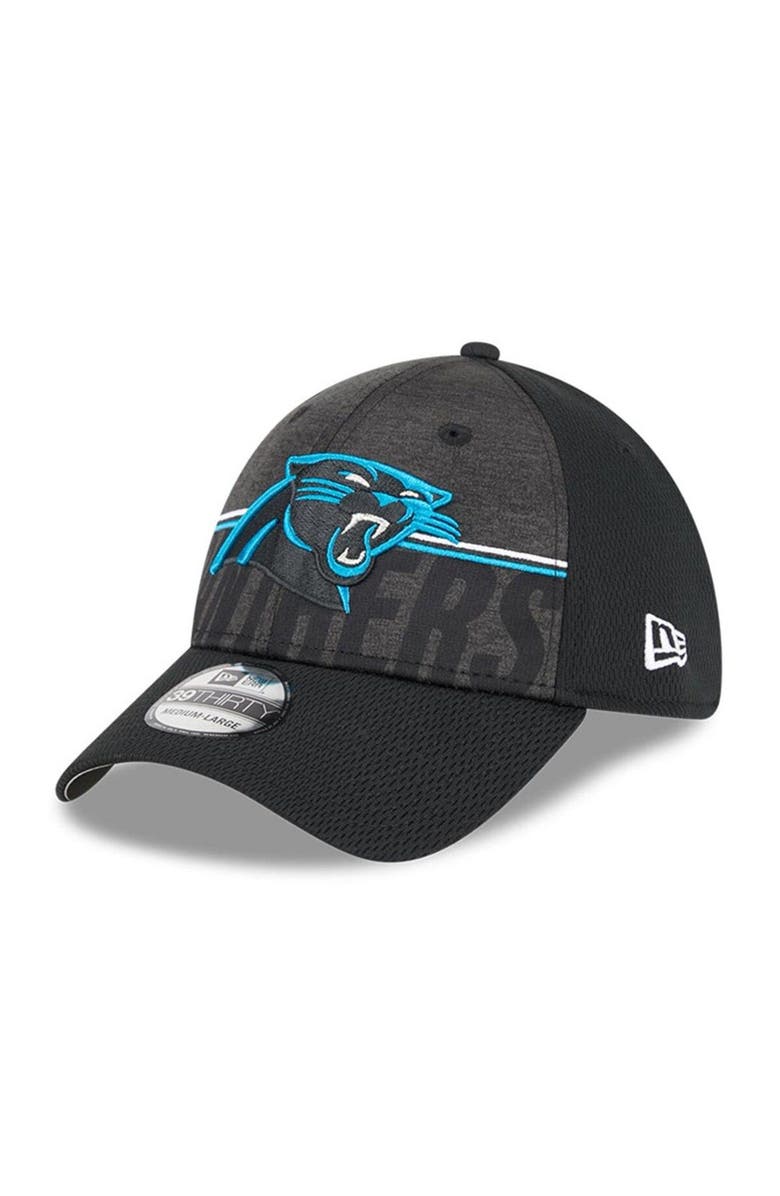 New Era Men's New Era Black Carolina Panthers 2023 NFL Training Camp 39THIRTY Flex Fit Hat, Main, color,