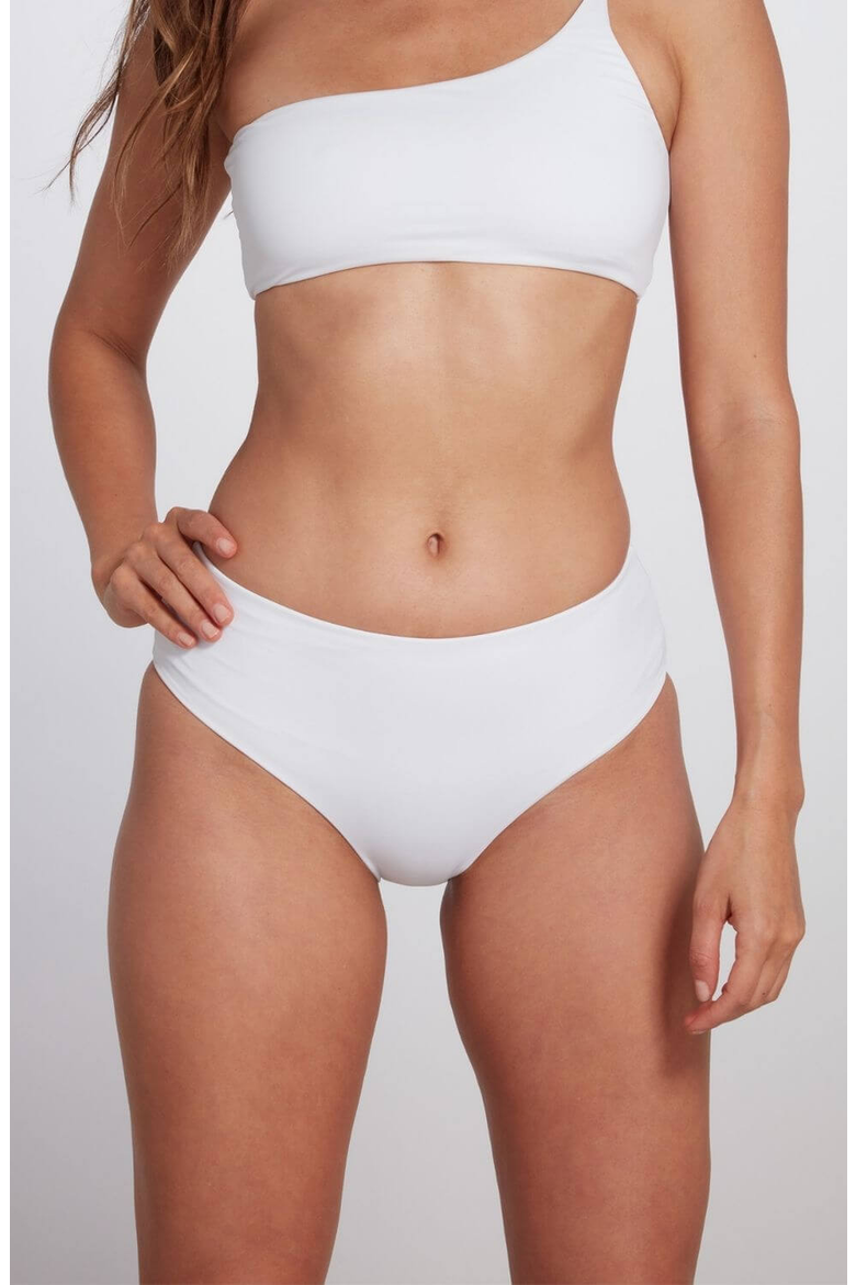 Serena Hipster Bikini Bottom, Alternate, color, White