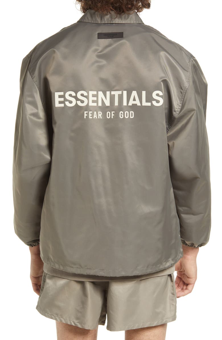 Fear of God Essentials Coach's Jacket, Alternate, color, 