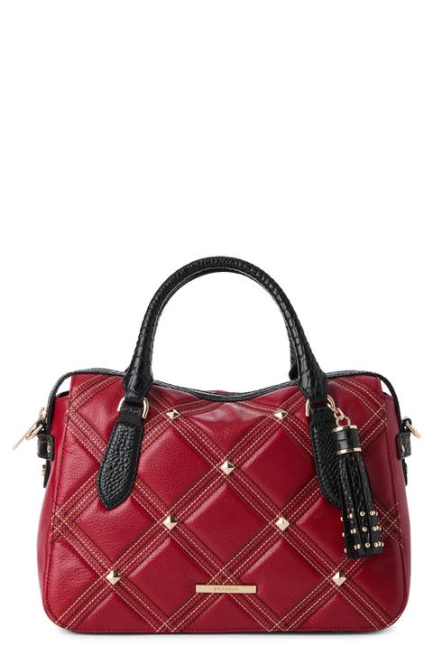 Micaela Quilted Leather Satchel