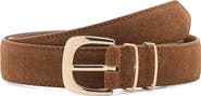 MANGO Suede Belt