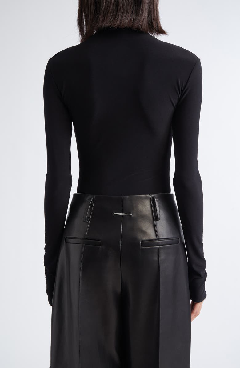 GRACE LING Claw Long Sleeve Jersey Top, Alternate, color, Black