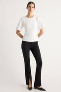 Modern Citizen Cass Front-Split Ponte Stretch Pant