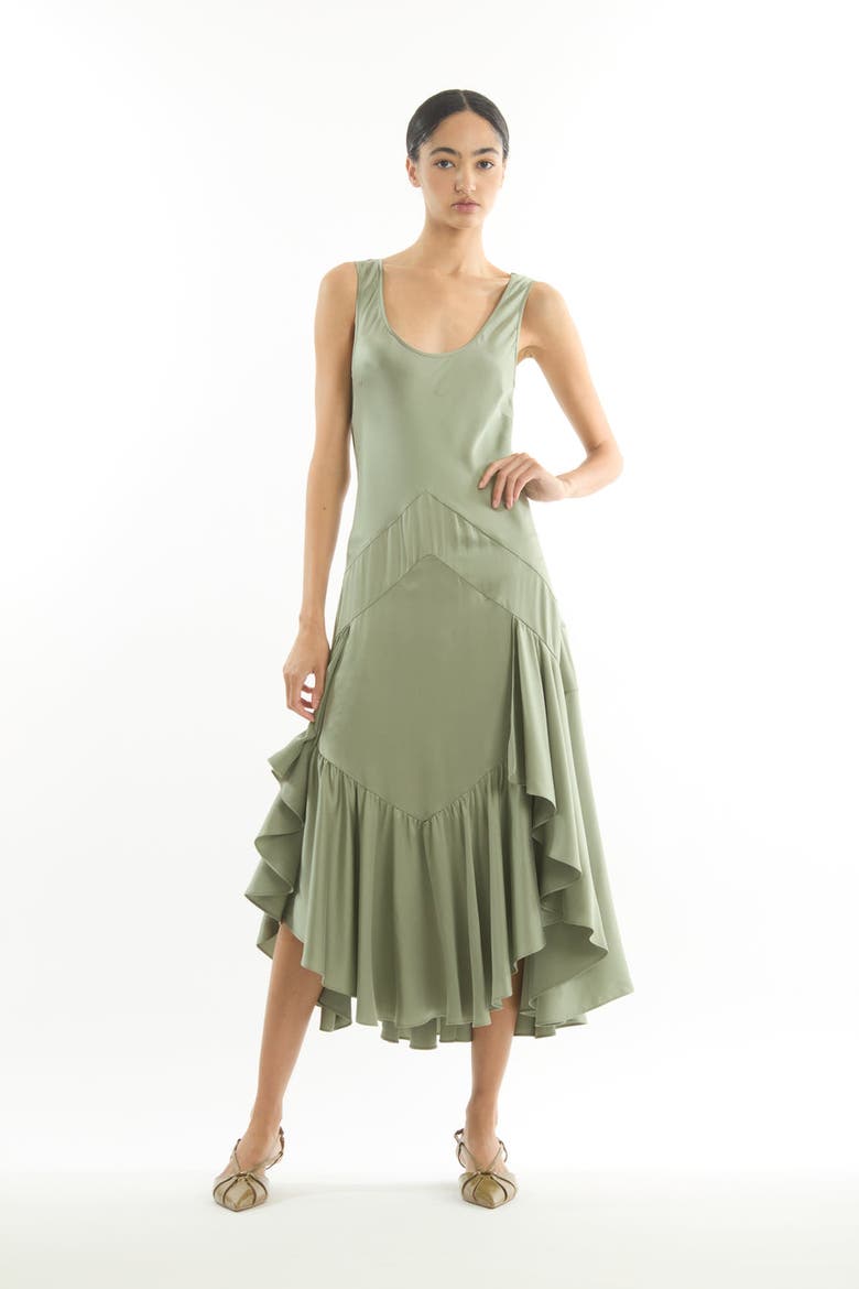 Evelyn Dress, Alternate, color, Laurel Green