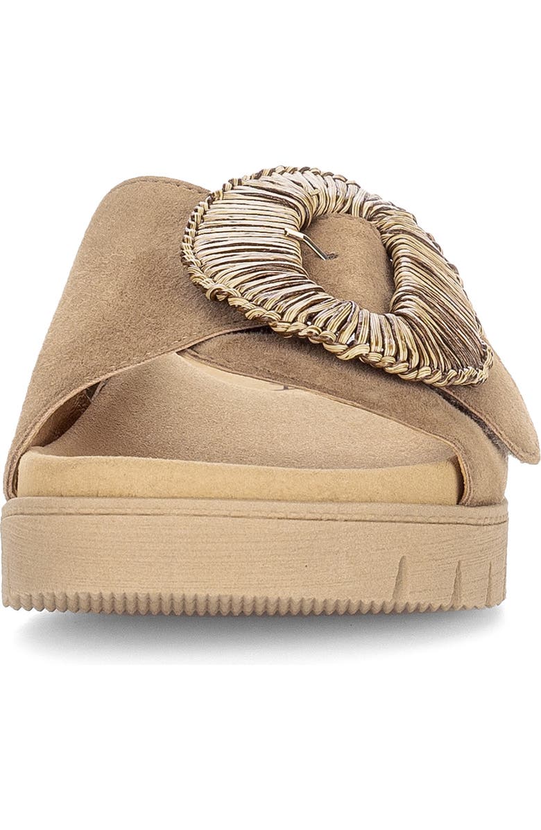 Gabor Lug Sole Slide Sandal, Alternate, color, Peanut