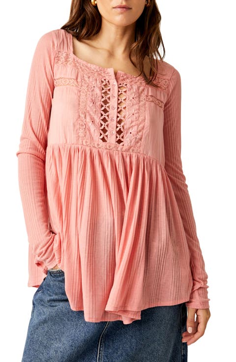 Pretty Please Lace Tunic Top