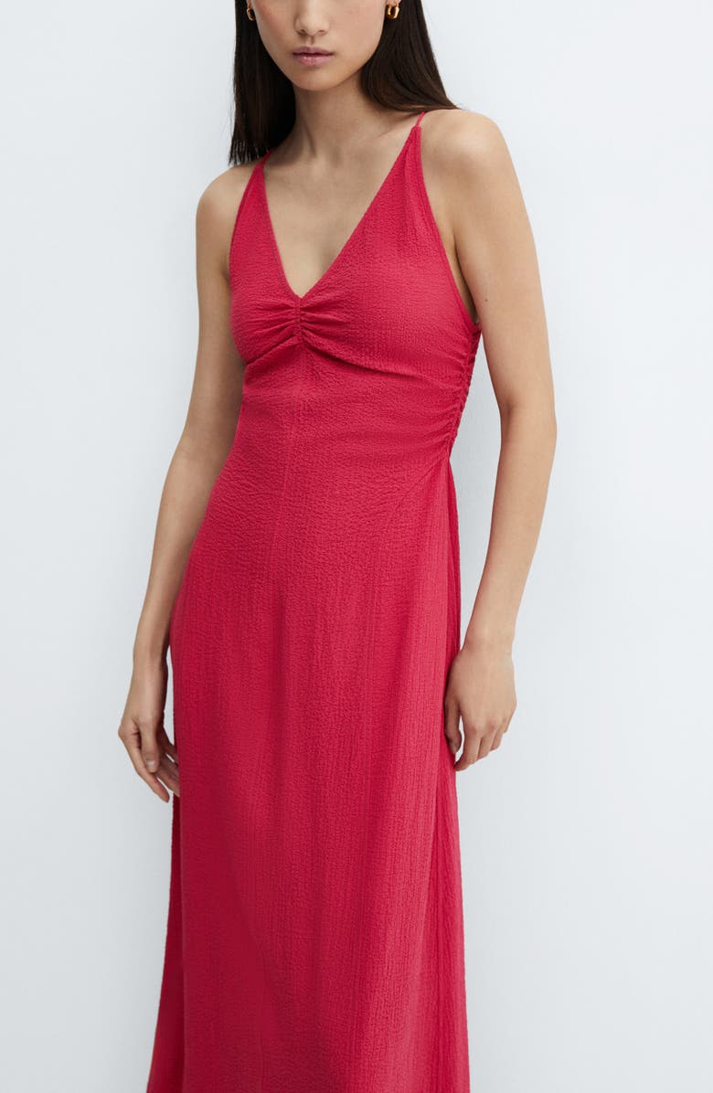 MANGO Textured Maxi Dress, Alternate, color, 