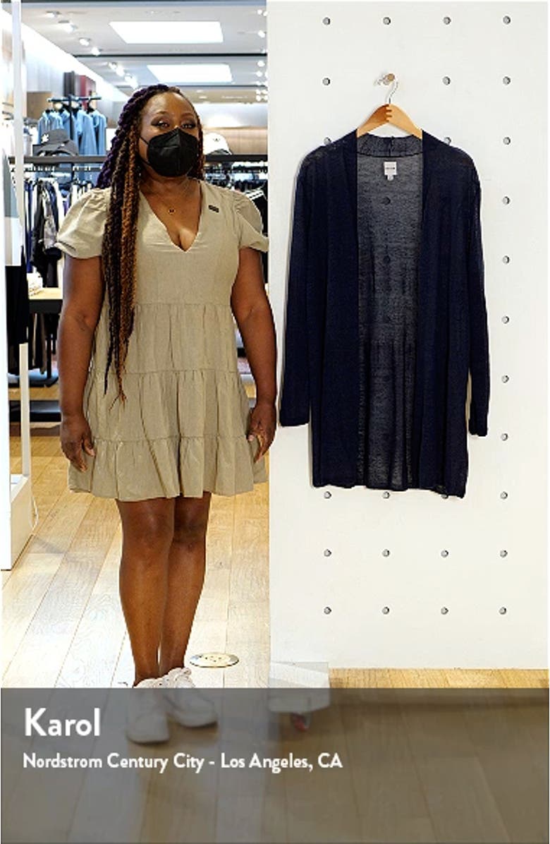 Lightweight Long Boc Cardigan, sales video thumbnail