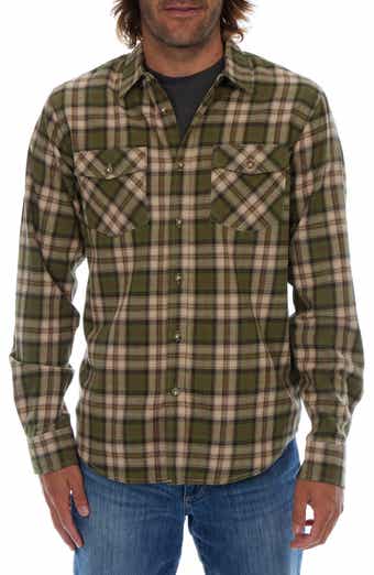 PX Plaid Flannel Long Sleeve Button-Up Shirt