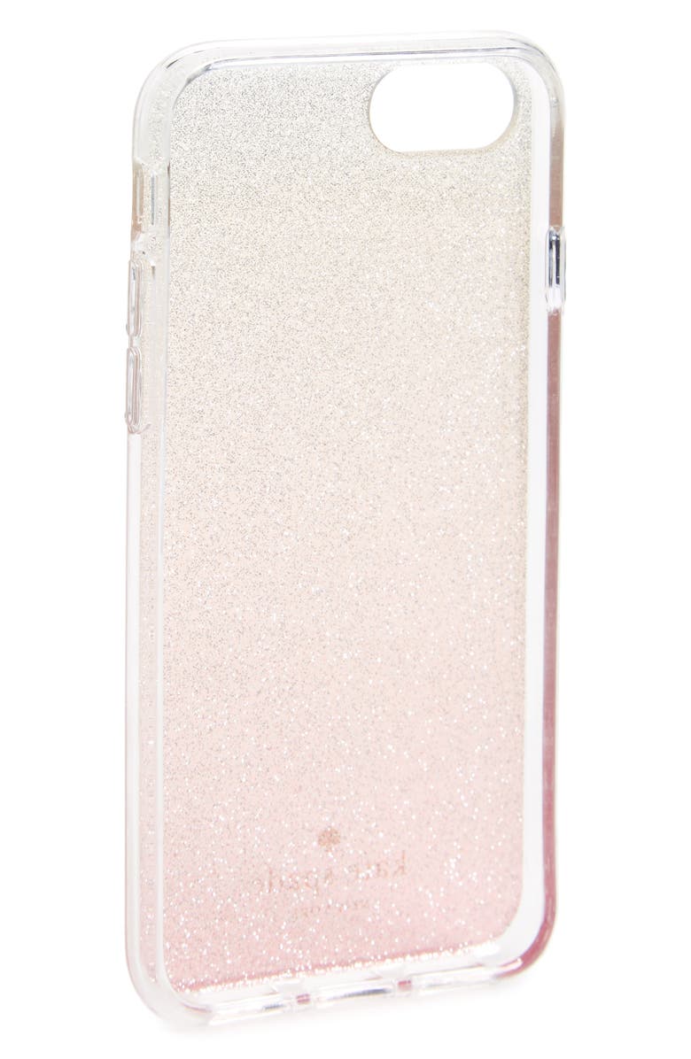 Kate Spade New York ombré glitter iPhone 7/8 & 7/8 Plus case, Alternate, color, 